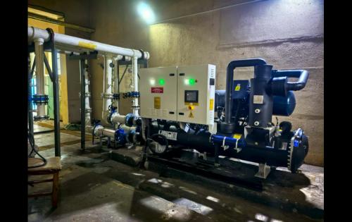 綠色升級(jí)！碩達(dá)智水為大連大開(kāi)污水處理有限公司打造高效水源熱泵系統(tǒng)